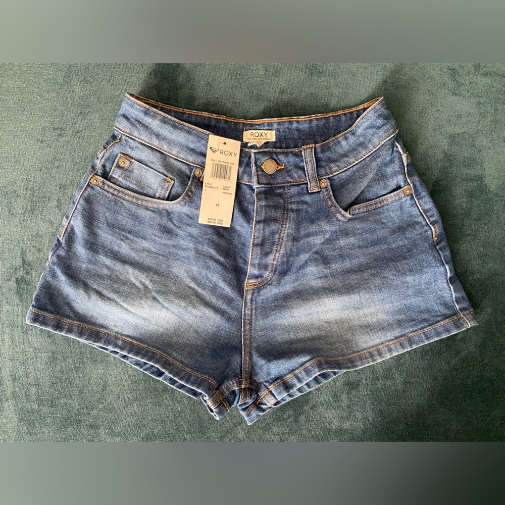 Roxy - Call Me Back Mid Denim Shorts